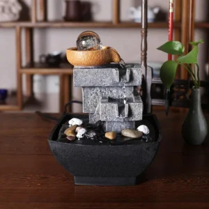 Décoration intérieure avec Fontaine Zen pour le bien-être