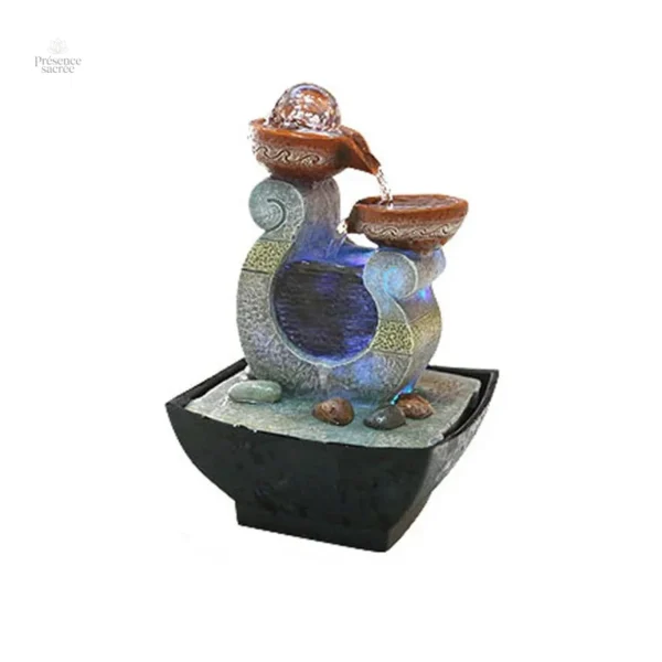 Fontaine décorative zen pour un espace calme et harmonieux
