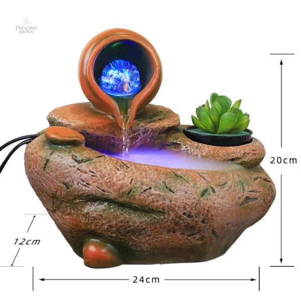 Fontaine apaisante pour créer une atmosphère relaxante