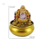 Objet de décoration Zen doré pour la méditation