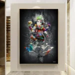 Tableau Ganesh Pop Art en décoration bouddhiste