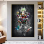 Décoration murale avec Ganesh en style Pop Art