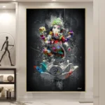 Tableau coloré de Ganesh, élément de déco bouddhiste