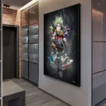 Illustration Pop Art de Ganesh pour intérieur zen