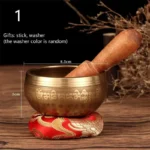 Grand bol tibétain avec résonance profonde