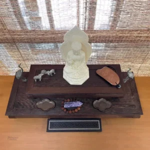 Plateau en bois pour méditation et prière