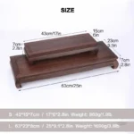 Accessoire de méditation en bois élégant