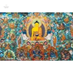 Thangka bouddhiste décoratif