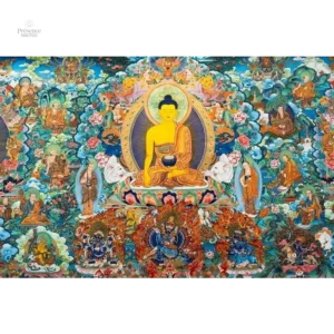 Thangka bouddhiste décoratif