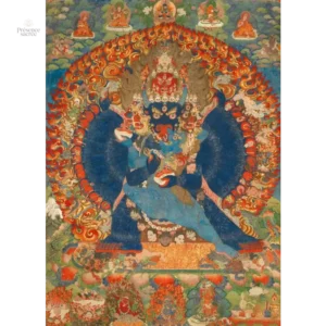 Grand tableau Bouddhiste Thangka décoratif