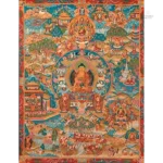 Grand Tableau Bouddhiste Thangka