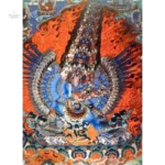 Thangka représentant Bouddha en méditation