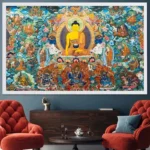 Thangka bouddhiste pour une ambiance zen et spirituelle