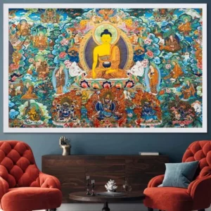 Thangka bouddhiste pour une ambiance zen et spirituelle
