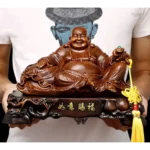 Statue zen de bouddha assis pour intérieur