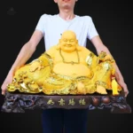 Statue bouddha de grande taille en méditation