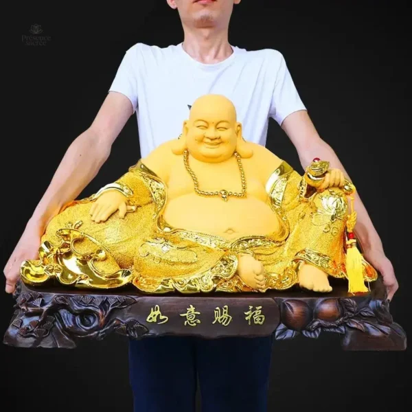 Statue bouddha de grande taille en méditation