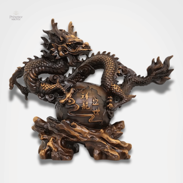 grande-statue-dragon-chinois-1 Grande Statue de Dragon Chinois en résine décorative