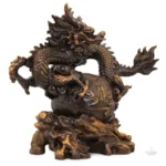 Statue de Dragon Chinois de grande taille pour embellir un espace