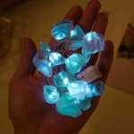 Guirlande lumineuse décorative en pierre de quartz
