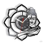 Horloge murale Bouddha en design zen et apaisant