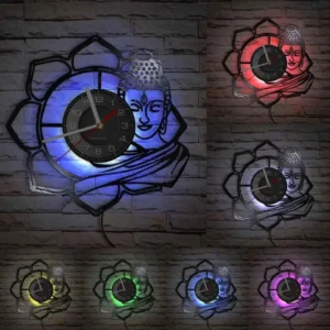 Horloge design Bouddha pour une ambiance méditative