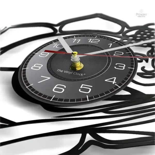 Horloge décorative Bouddha, parfaite pour le salon ou le bureau