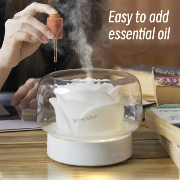 Fleur de Lotus, humidificateur d'air zen et relaxant