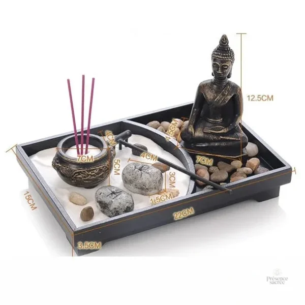 Miniature zen pour favoriser la méditation et le bien-être
