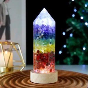 Lampe orgonite 7 chakras
