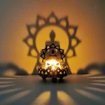 Lampe à Huile Bouddha en céramique artisanale