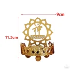 Accessoire spirituel : lampe Bouddha en métal sculpté