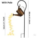 Lanterne arrosoir design pour ambiance jardin chaleureuse