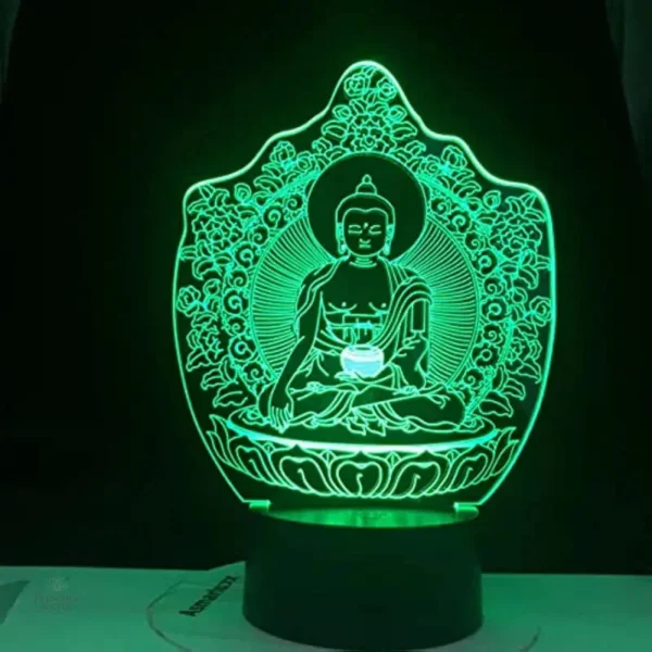 Lampe décorative inspirée de la culture bouddhiste