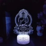 Lampe Bouddha en résine, éclaire votre espace de sérénité