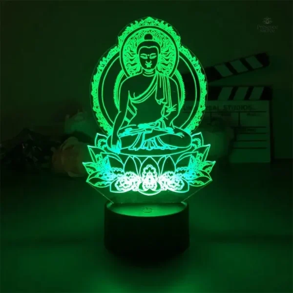 Éclairage Bouddha, lampe décorative pour intérieur relaxant