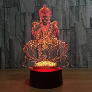 Lampe Bouddha & Lotus décorative pour ambiance zen