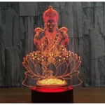 Élégante lampe Bouddha pour la sérénité intérieure
