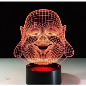 Lampe spirituelle Bouddha inspirée du lotus