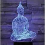 Éclairage Bouddha & lotus pour intérieur harmonieux