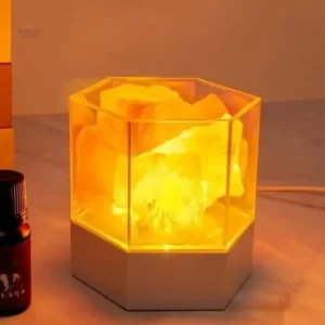 Lampe de sel en cristal naturelle