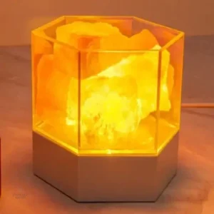 Lampe cristalline de sel, ambiance apaisante