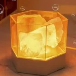 Lampe de sel rose, éclairage doux et chaleureux