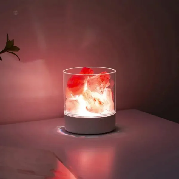 Lampe de sel, source de lumière relaxante et unique