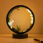 Éclairage zen avec style forêt de quartz