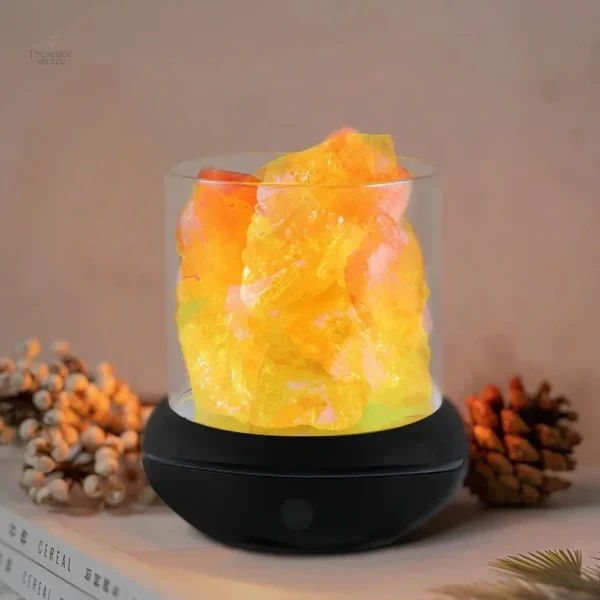 Lampe de sel USB, source de lumière relaxante et zen