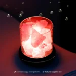 Lampe zen en sel, ambiance chaleureuse et apaisante