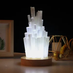Lampe de Sélénite Blanche pour une ambiance zen