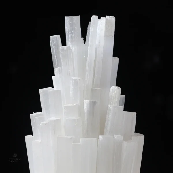 Éclairage de sélénite blanche pour bien-être spirituel