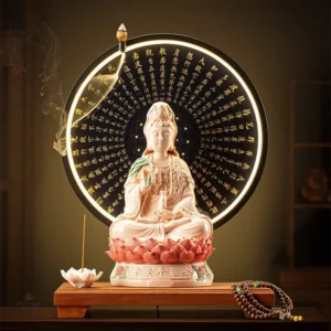 Lampe encens Bouddha décorative pour ambiance zen